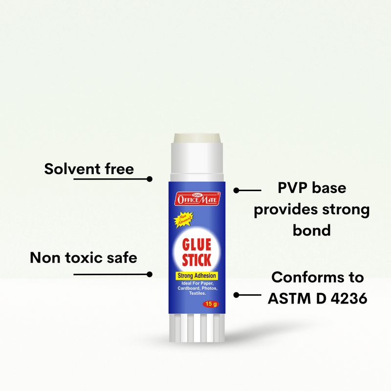 Soni Officemate  GLUE STICK – 15 G IN PACK OF 20 PCS