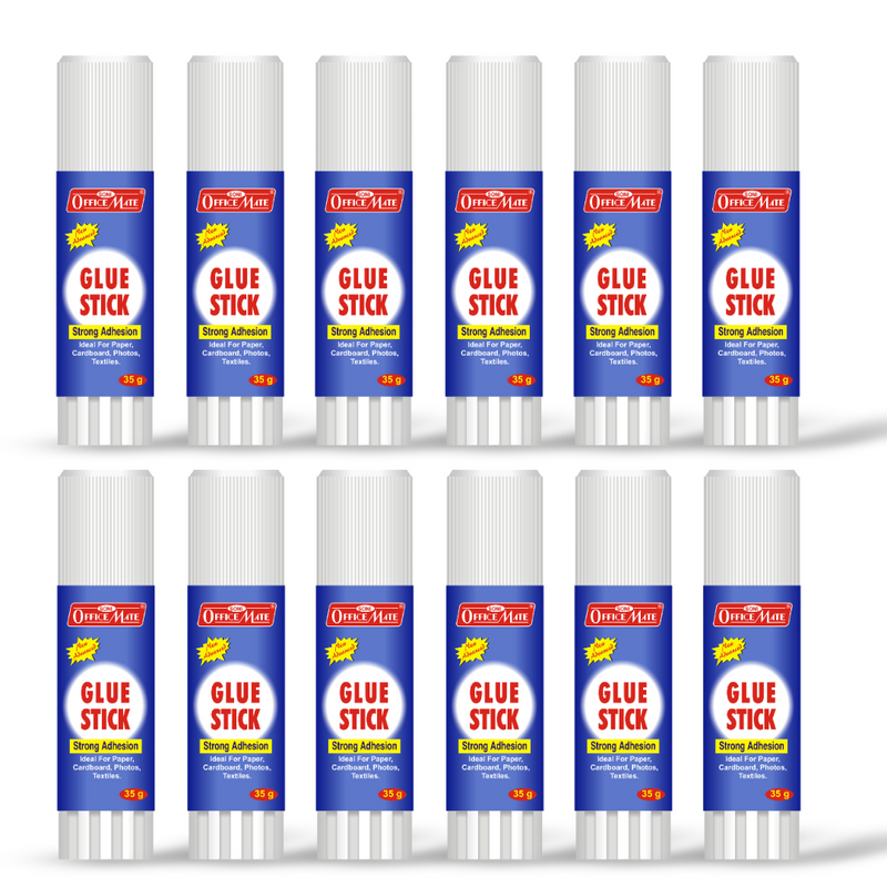 Soni Officemate  GLUE STICK – 35 G IN PACK OF 12 PCS