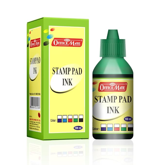 Soni Officemate Stamp Pad Ink 100 ml