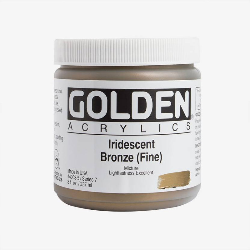 Golden Heavy Body Acrylic Paints 236ML Irisdescent Bronze (Fine)