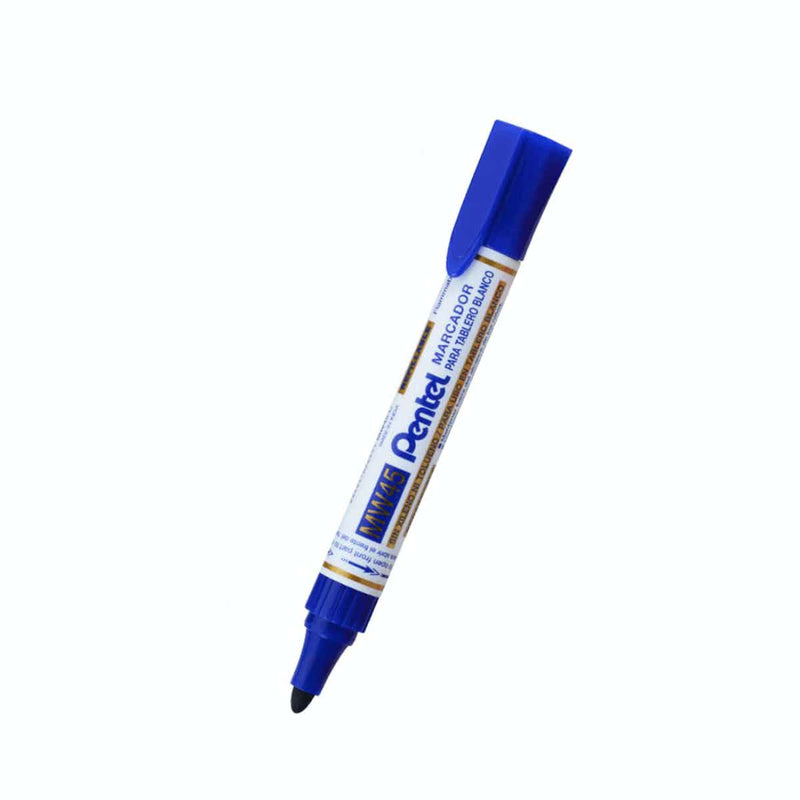 Pentel MW45 WHITE BOARD MARKER BLUE INK 10PC BOX