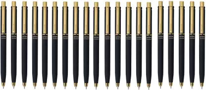 Reynolds Jetter AeroSoft Gold Ball Pen (Pack of 20, Ink Color - Blue)