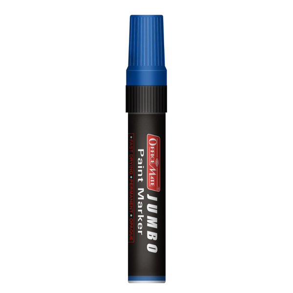Soni Officemate Jumbo Paint Markers Blue- (Pack of 1)