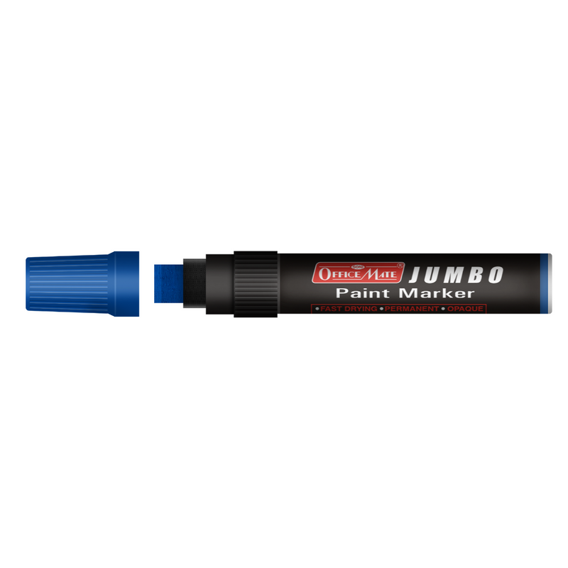 Soni Officemate Jumbo Paint Markers Blue- (Pack of 1)