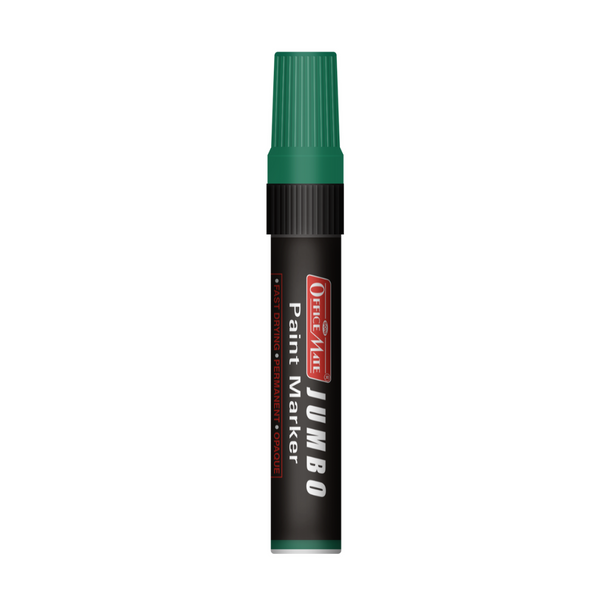 Soni Officemate Jumbo Paint Markers Green- (Pack of 1)