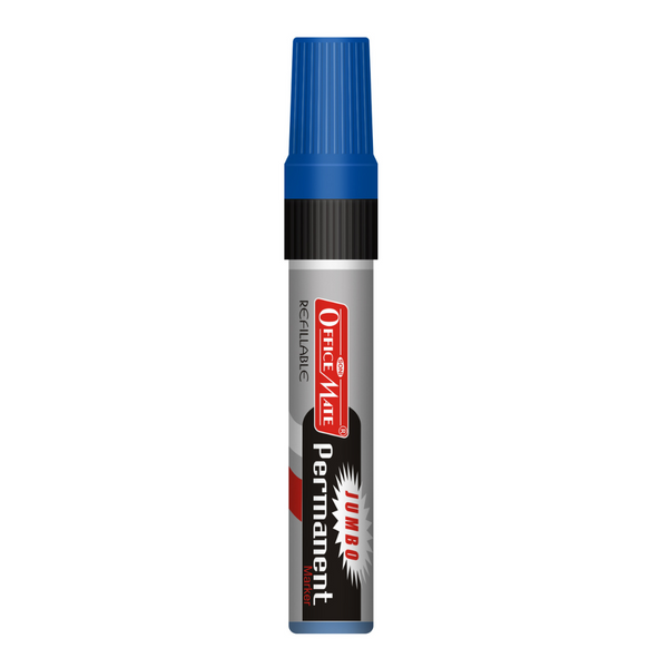 Soni Officemate Jumbo Permanent Marker  Blue- Pack of 1
