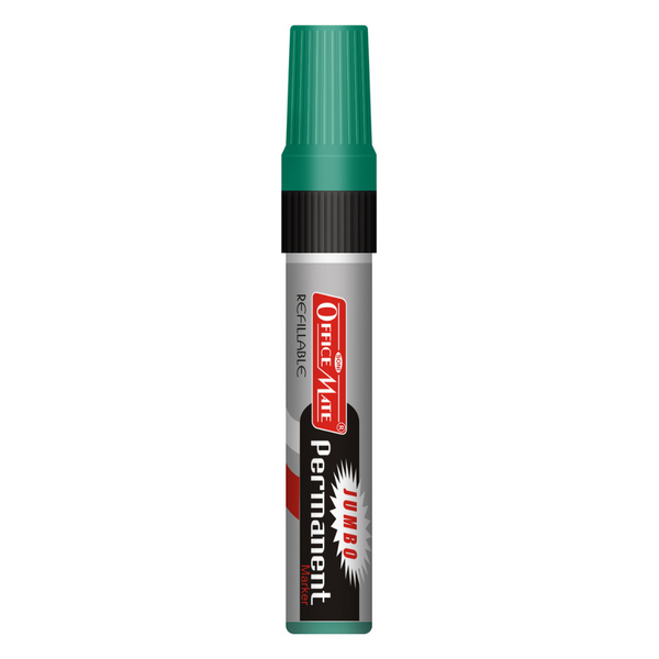 Soni Officemate Jumbo Permanent Marker  Green- Pack of 1