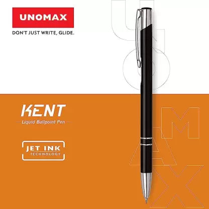 UNOMAX Kent Ball Pen (Pack of 24, Ink Color - Blue)