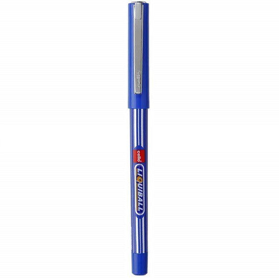 Cello Liquiball Ball Pen (Pack of 10, Ink Color - Blue)