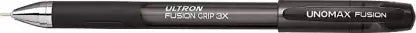 UNOMAX Ultron Fusion Grip 3X Black Ball Pen Ball Pen (Pack of 20, Ink Color - Black)