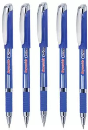 Reynolds Liquiflo Ball Pen (Pack of 5, Ink Color - Blue)