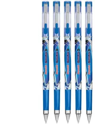 Reynolds Liquiglide Ball Pen (Pack of 5, Ink Color - Blue)