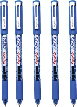 Reynolds Lubriglide Ball Pens 0.7mm Set of 10 Pens Blue Ball Pen (Ink Color - Blue)