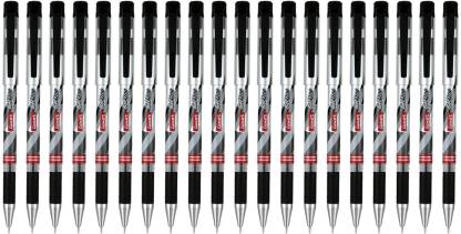 Luxor Gelone Gel Pen - 0.6Mm Tip - Black Pack Of 20