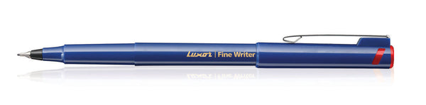 Luxor Fine Writer - Perfect Art & Sketching Pen - 0.5Mm Tip Red Pack Of 10