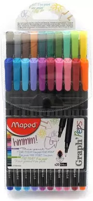 Maped Graph Peps Fineliner Pen (Ink Color - Blue)