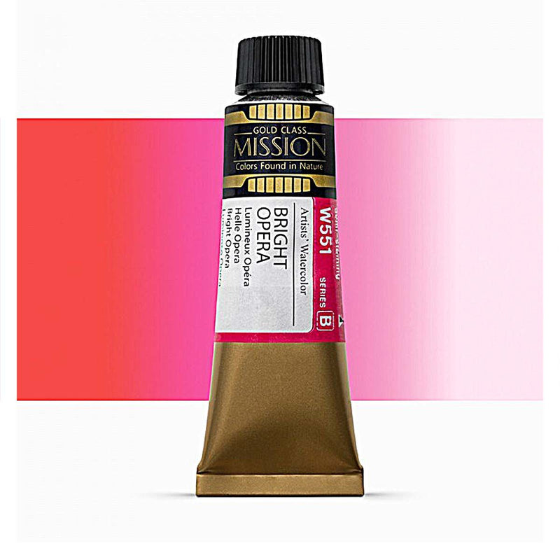 Mijello Mission Gold Class Professional Grade Extra-Fine Watercolour - Bright Opera (551) - 15 Ml