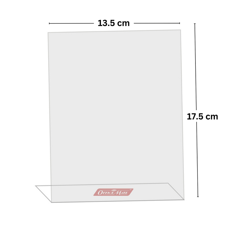 Soni officemate Acrylic Sheets  (13.5*17.5) cm 1mm Thickness Square Plexiglass Clear Acrylic Sheet Board For Glass Art Painting, DIY Crafts Projects, Photo Frames (Pack of 1)