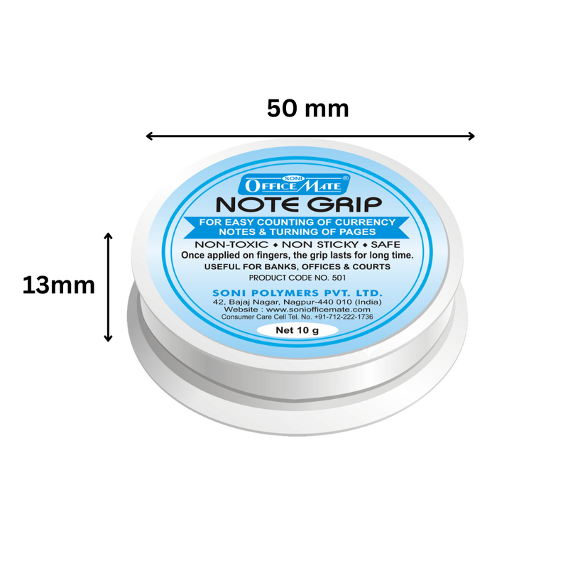 Soni Officemate Note Grip 10g- Pack of 20