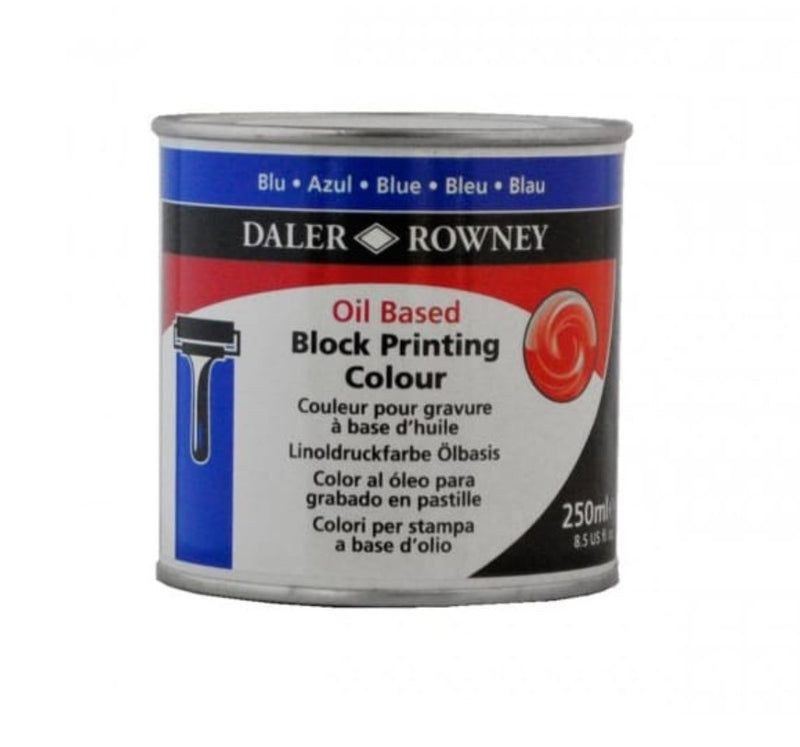 Daler-Rowney Oil Block Printing (250ml, Blue) Pack of 1