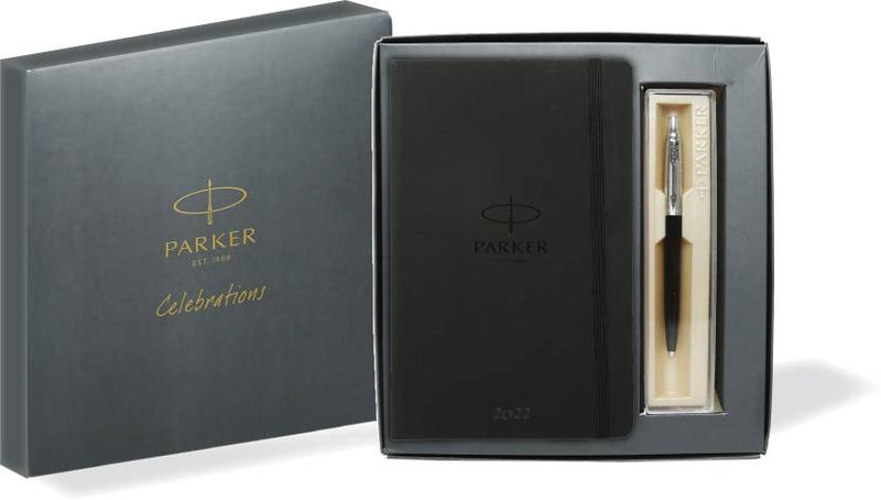 PARKER Celebration 2022 Diary + Jotter Standard Ball Pen Gift Set  (Pack of 2, Black)