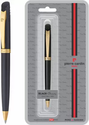 PIERRE CARDIN Black Beauty Ball Pen (Ink Color - Blue)