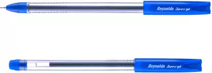 Reynolds Jiffy Gel Pen (Pack of 50, Ink Color - Blue)