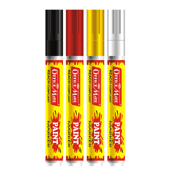 Soni Officemate Paint marker Blister pack of 4