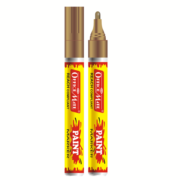 Soni Officemate Regular Paint Markers pens 1 Pcs Golden