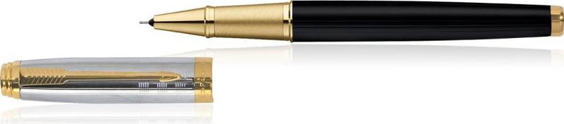 Parker Ambient Deluxe Black Gold Trim Roller Ball Pen