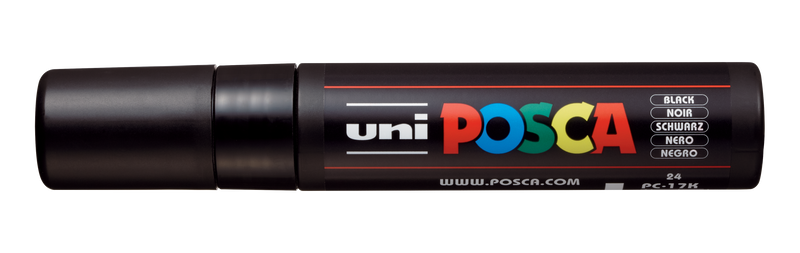 Uni-Ball Posca Marking Pen 17K | Black Ink | Pack of 1