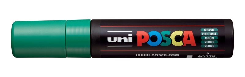 Uni-Ball Posca Marking Pen 17K | Green Ink | Pack of 1