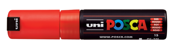 Uni-Ball Posca Marking Pen 7M | Red | Pack of 1