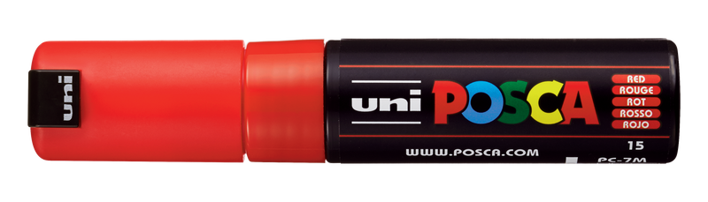 Uni-Ball Posca Marking Pen 7M | Red | Pack of 1