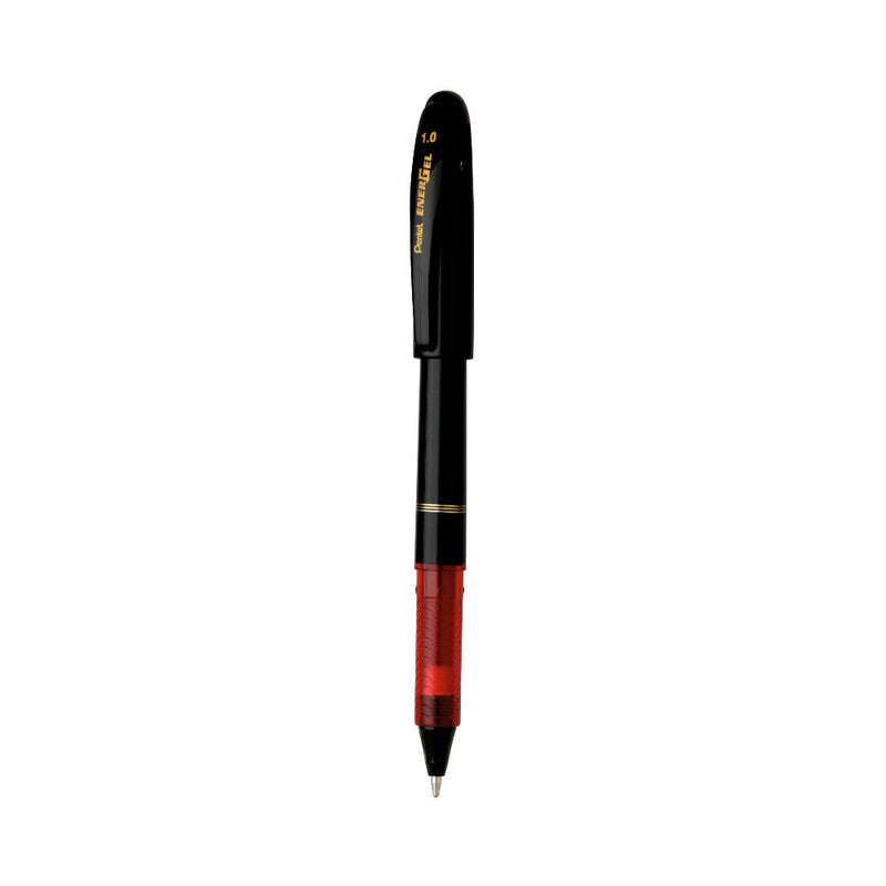 Pentel BL410 ENERGEL BOLD PEN RED INK - 2PC