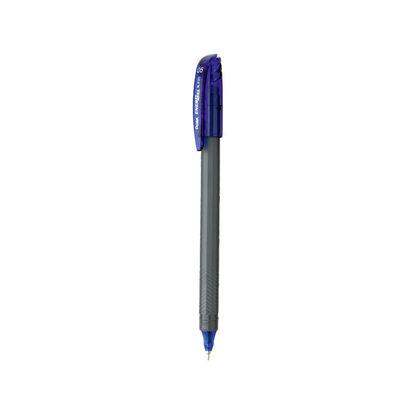 PENTEL BLN415 ENERGEL PEN GREY BODY 10PC JAR (BLACK 3/ BLUE 7) INK