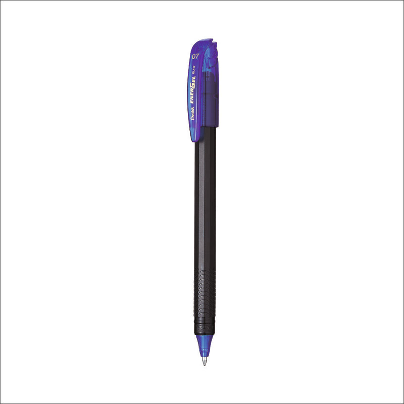 PENTEL BL417 ENERGEL PEN - 10PC JAR 0.7MM - BLUE INK