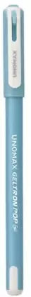 UNOMAX Geltron POP Gel Pen (Pack of 10, Ink Color - Blue)