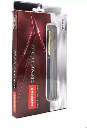 UNOMAX Premier-Gold Ball Pen (Ink Color - Blue)