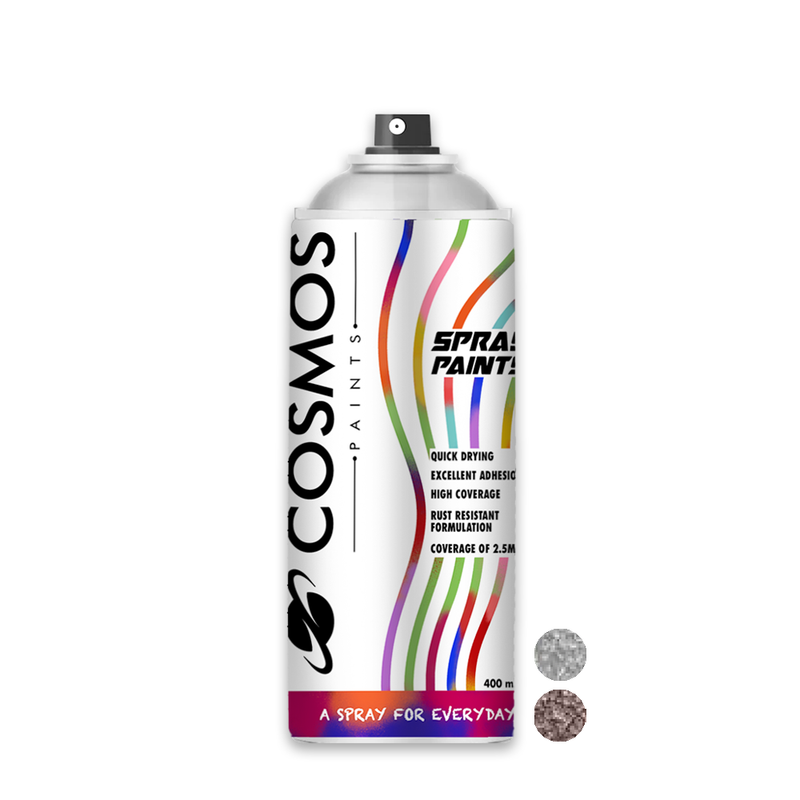 Cosmos Paints - Spray Paints in Hammertone Brown 400ml