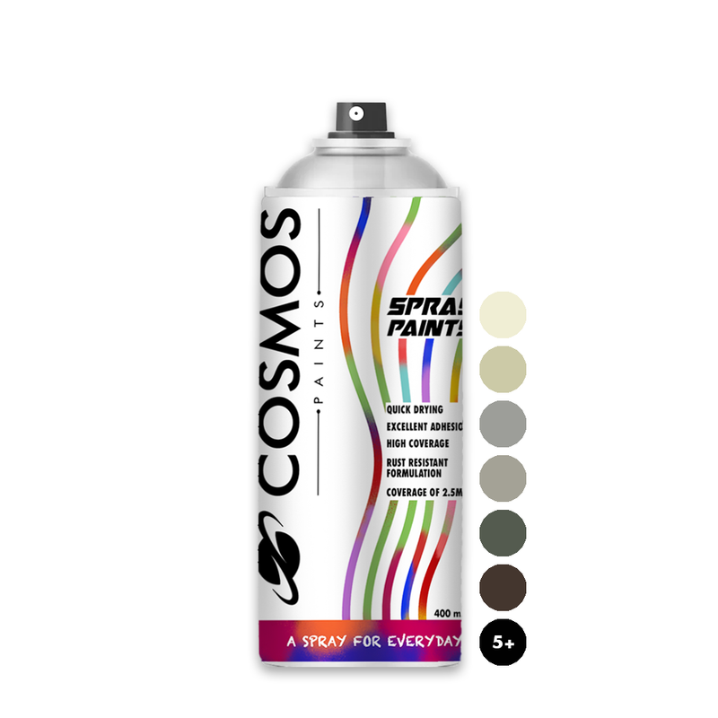 Cosmos Paints - Spray Paint in 384 Jetta White/Ivory 400ml