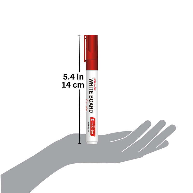 Soni Officemate Whiteboard Marker Red - Pack of 10