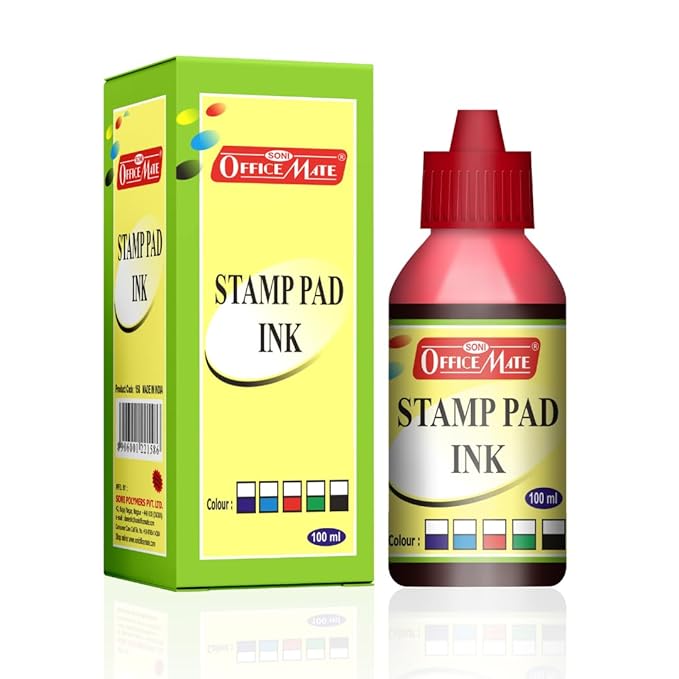 Soni Officemate Stamp Pad Ink 100 ml