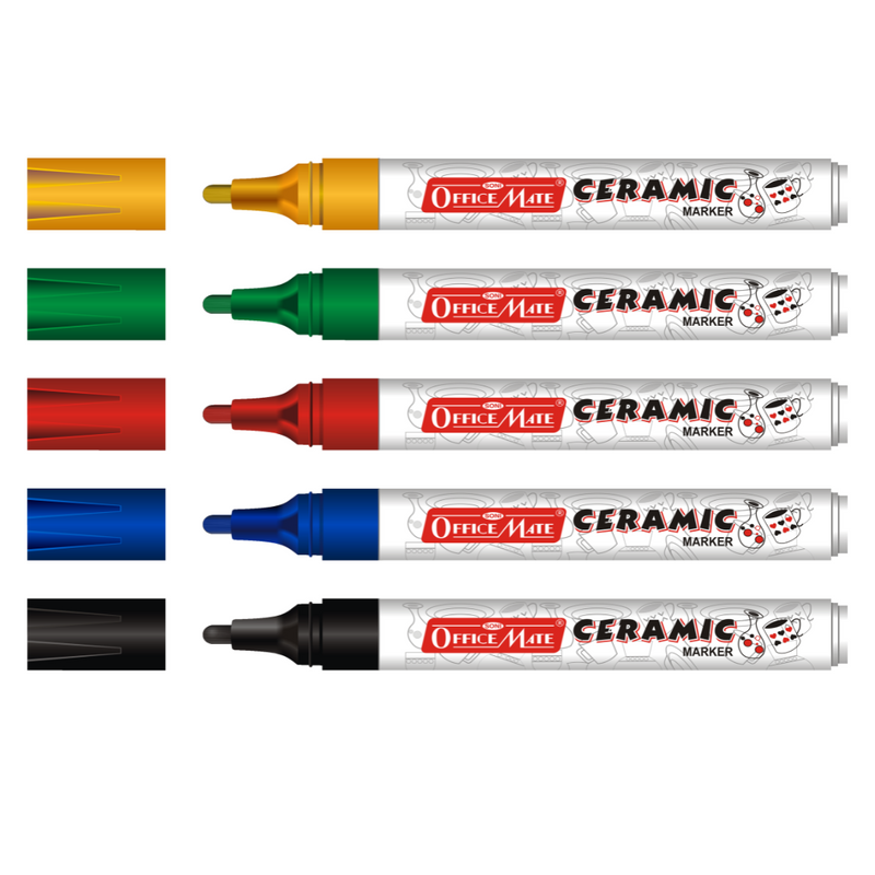 Soni Officemate Regular Ceramic Marker (Pack of 5)