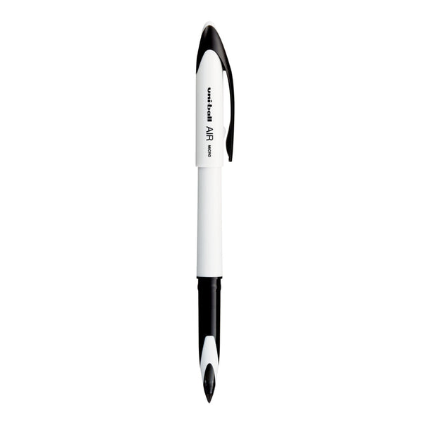 Uniball UBA-188-EM Air Micro Roller Ball Pen (0.7mm, White Body, Black Ink, Pack of 1)