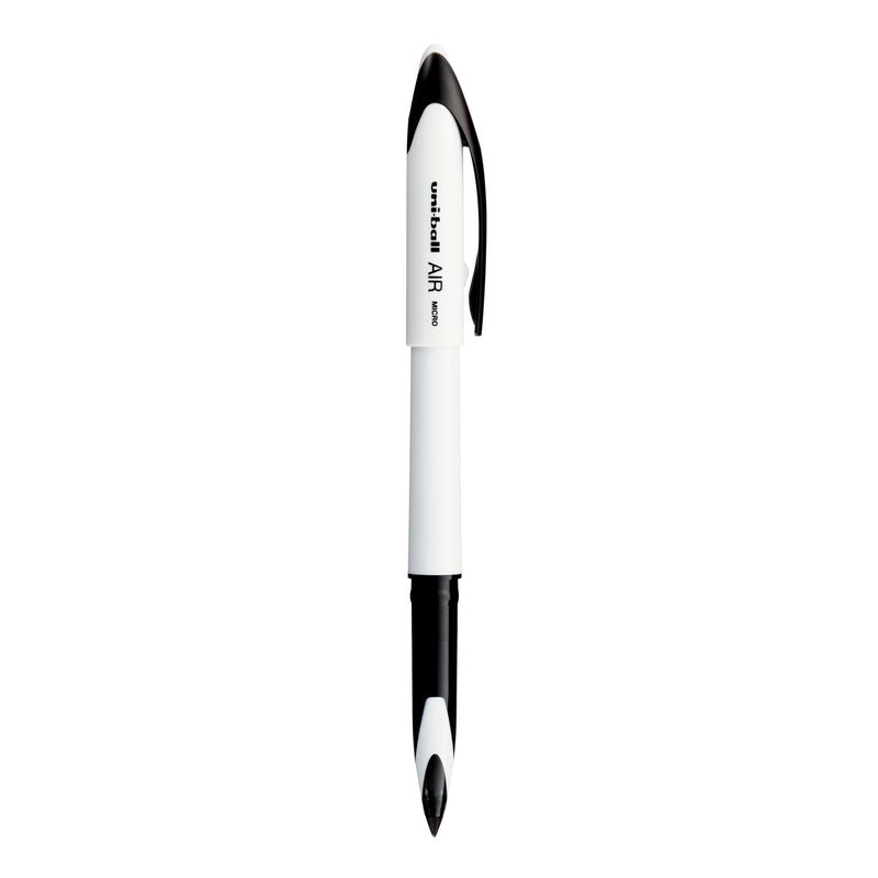 Uniball UBA-188-EM Air Micro Roller Ball Pen (0.7mm, White Body, Black Ink, Pack of 1)