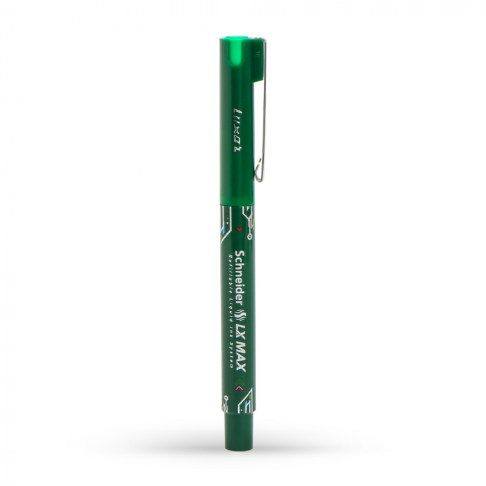 SCHNEIDER LX Max Roller Ball Pen-Needle Tip- Green