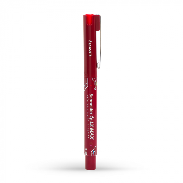 SCHNEIDER LX Max Roller Ball Pen-Needle Tip-Red
