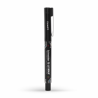 Luxor Schneider LX Max Roller Ball Pen Pack of 3 Cone Tip Blue+Black+Red+Blue Refill