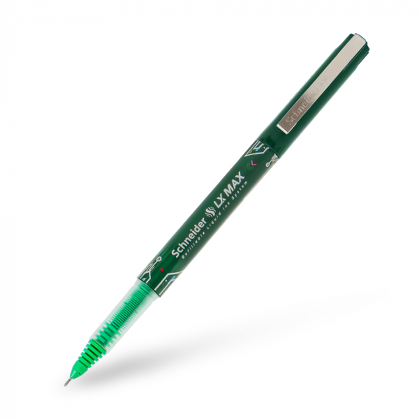 SCHNEIDER LX Max Roller Ball Pen-Needle Tip- Green